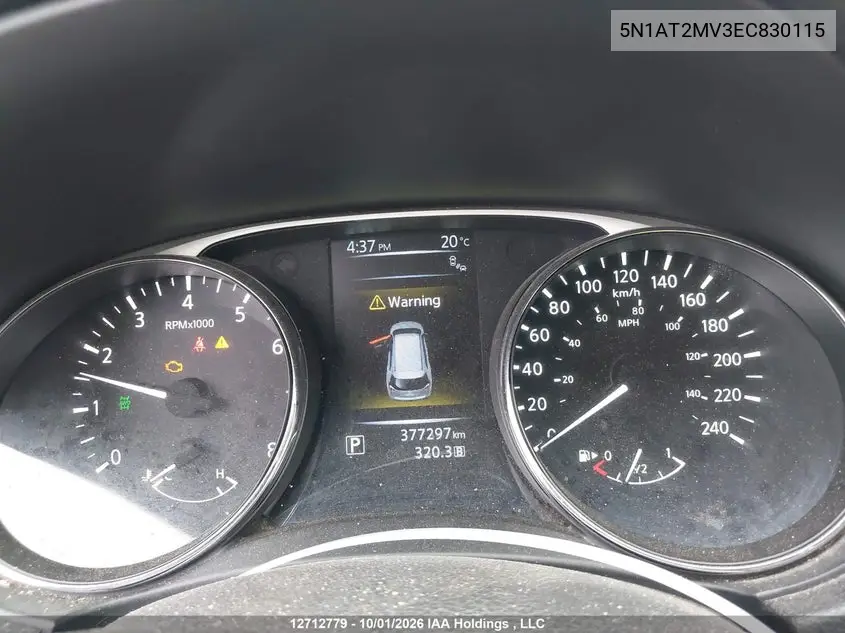 2014 NISSAN ROGUE VIN 5N1AT2MV3EC830115 — фото 7