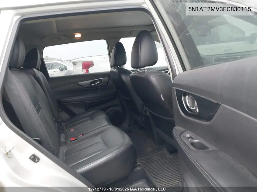 2014 NISSAN ROGUE VIN 5N1AT2MV3EC830115 — фото 8