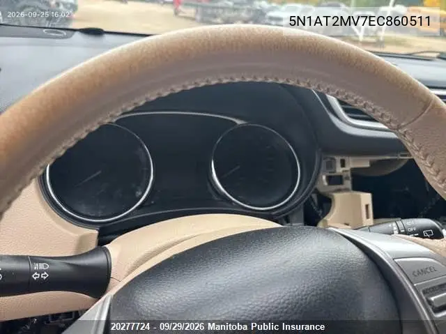 2014 NISSAN ROGUE VIN 5N1AT2MV7EC860511 — фото 7