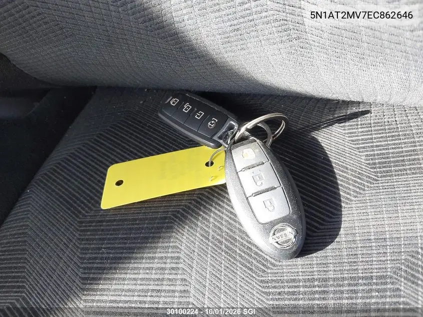 2014 NISSAN ROGUE VIN 5N1AT2MV7EC862646 — фото 11
