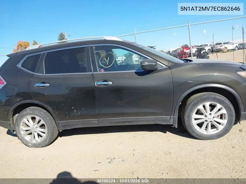 2014 NISSAN ROGUE VIN 5N1AT2MV7EC862646 — фото 13