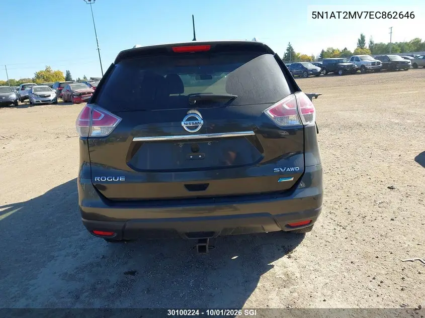 2014 NISSAN ROGUE VIN 5N1AT2MV7EC862646 — фото 16