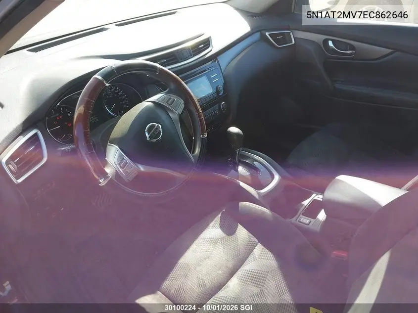 2014 NISSAN ROGUE VIN 5N1AT2MV7EC862646 — фото 5
