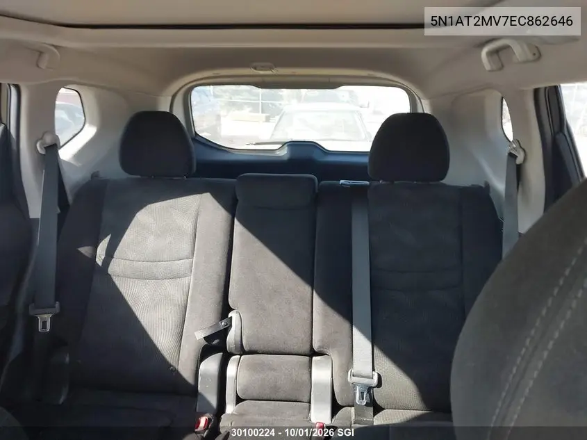 2014 NISSAN ROGUE VIN 5N1AT2MV7EC862646 — фото 8