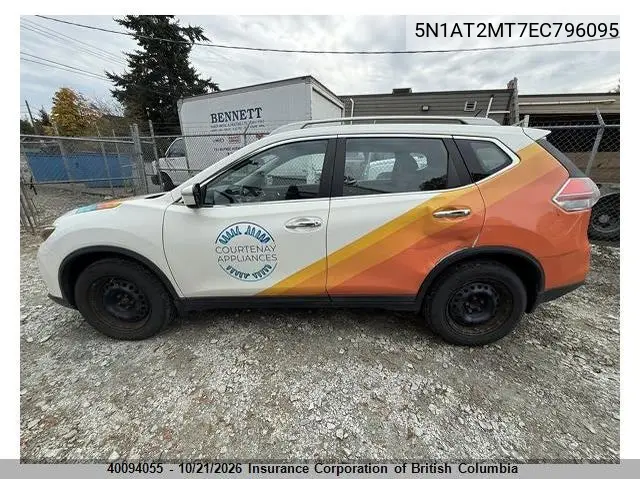 2014 NISSAN ROGUE VIN 5N1AT2MT7EC796095 — фото 12