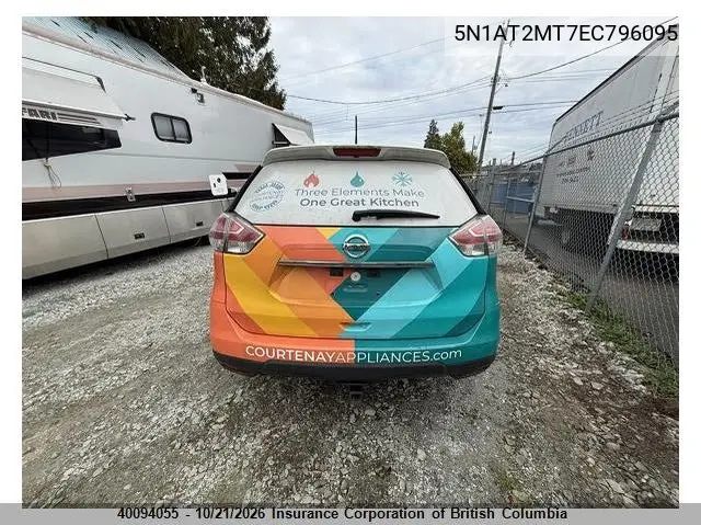 2014 NISSAN ROGUE VIN 5N1AT2MT7EC796095 — фото 14