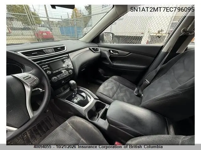 2014 NISSAN ROGUE VIN 5N1AT2MT7EC796095 — фото 8