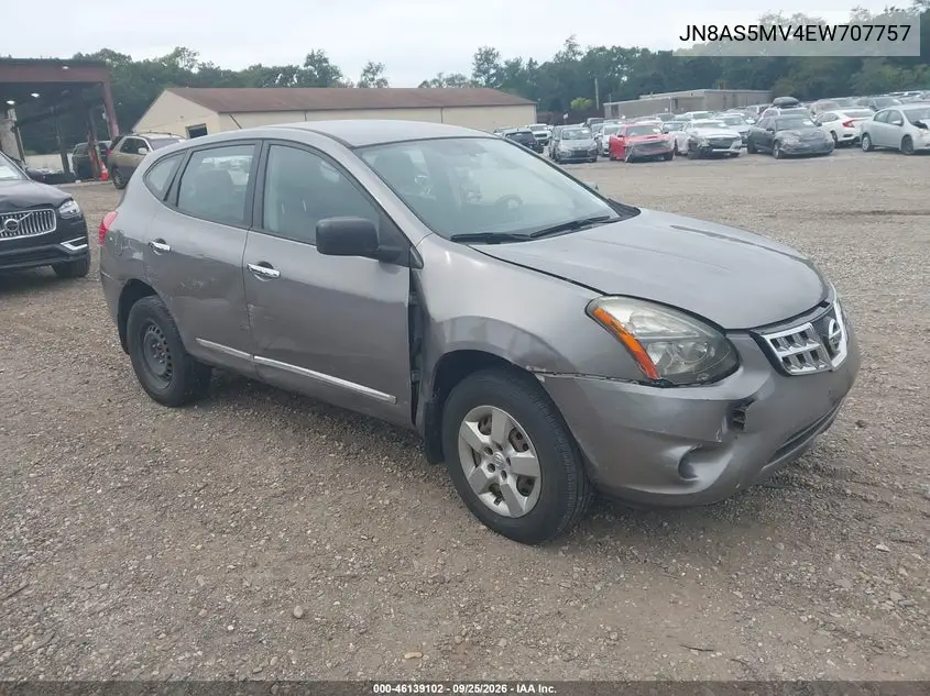 NISSAN ROGUE 2014, VIN JN8AS5MV4EW707757