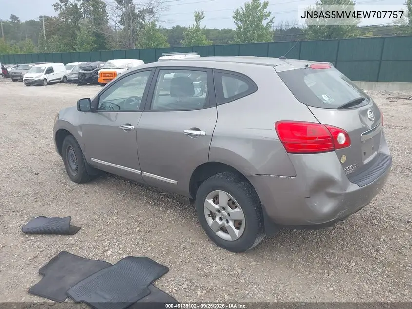2014 NISSAN ROGUE VIN JN8AS5MV4EW707757 — фото 3