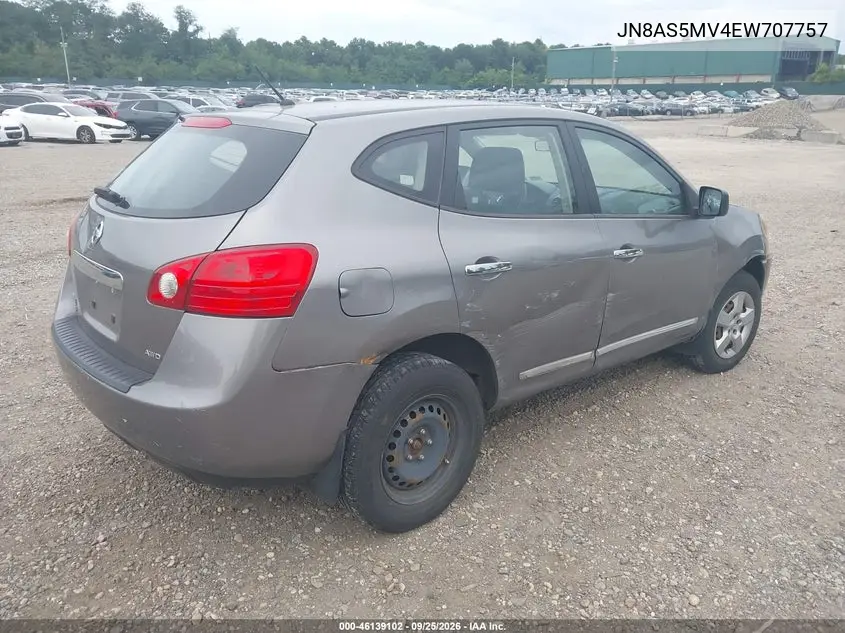 2014 NISSAN ROGUE VIN JN8AS5MV4EW707757 — фото 4