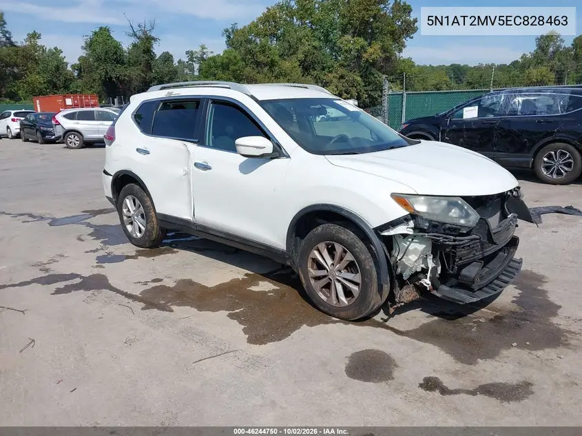 NISSAN ROGUE 2014, VIN 5N1AT2MV5EC828463