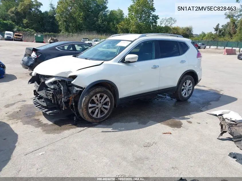 2014 NISSAN ROGUE VIN 5N1AT2MV5EC828463 — фото 2