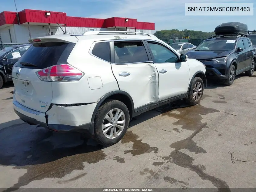 2014 NISSAN ROGUE VIN 5N1AT2MV5EC828463 — фото 4