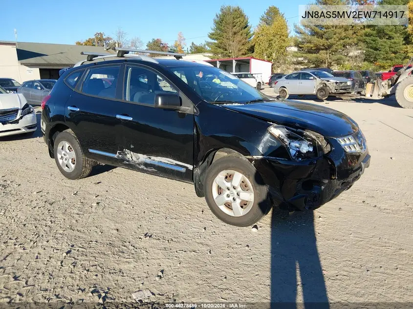 NISSAN ROGUE 2014, VIN JN8AS5MV2EW714917