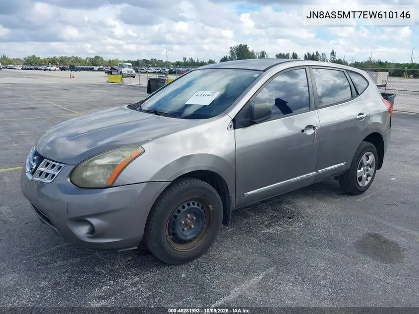 2014 NISSAN ROGUE VIN JN8AS5MT7EW610146 — фото 2