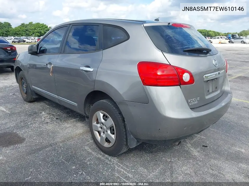2014 NISSAN ROGUE VIN JN8AS5MT7EW610146 — фото 3