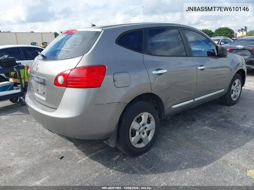 2014 NISSAN ROGUE VIN JN8AS5MT7EW610146 — фото 4
