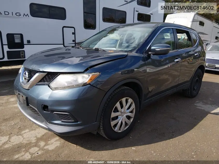 2014 NISSAN ROGUE VIN 5N1AT2MV0EC814602 — фото 2