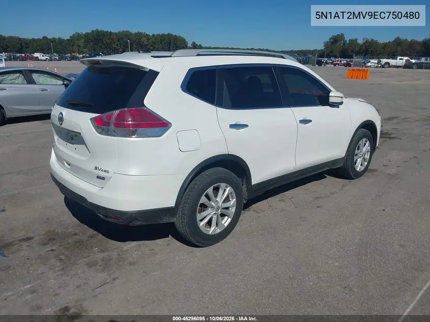 2014 NISSAN ROGUE VIN 5N1AT2MV9EC750480 — фото 4