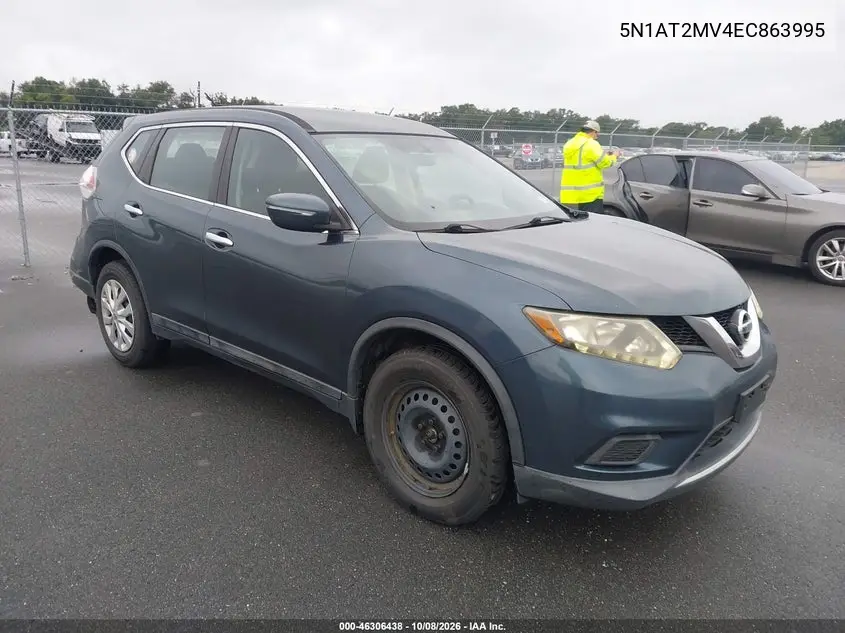 NISSAN ROGUE 2014, VIN 5N1AT2MV4EC863995