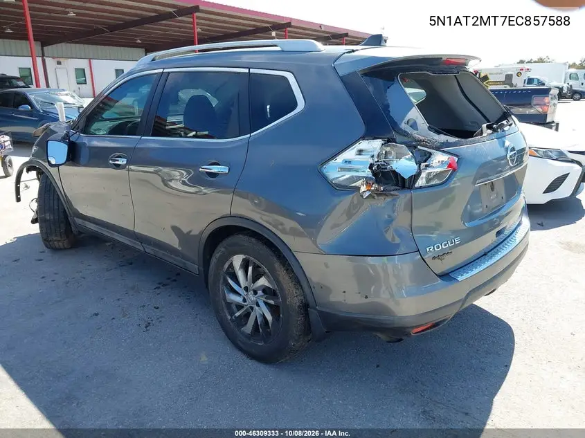2014 NISSAN ROGUE VIN 5N1AT2MT7EC857588 — фото 3