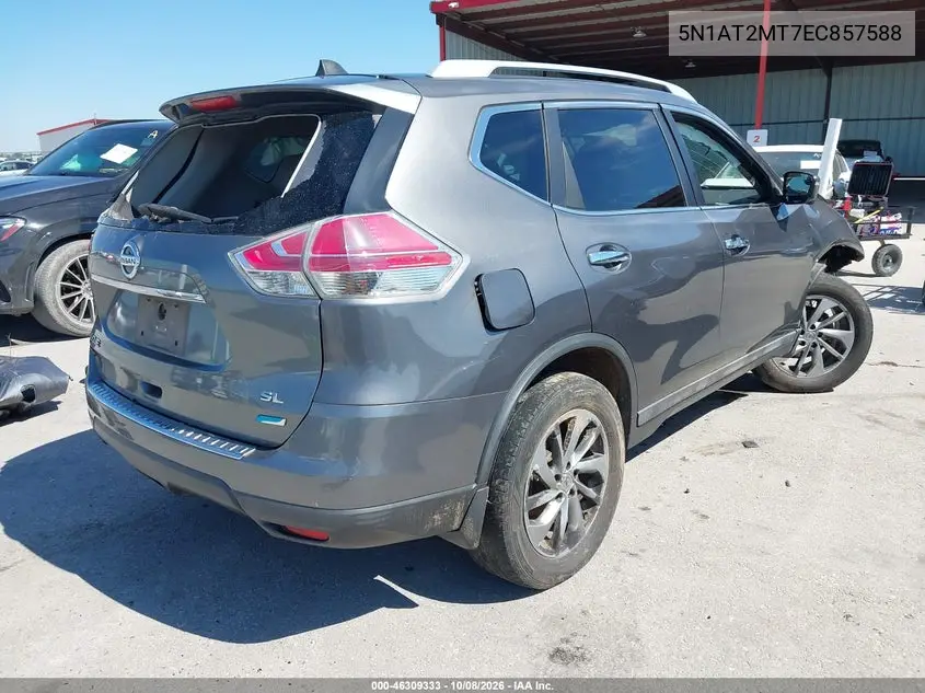 2014 NISSAN ROGUE VIN 5N1AT2MT7EC857588 — фото 4