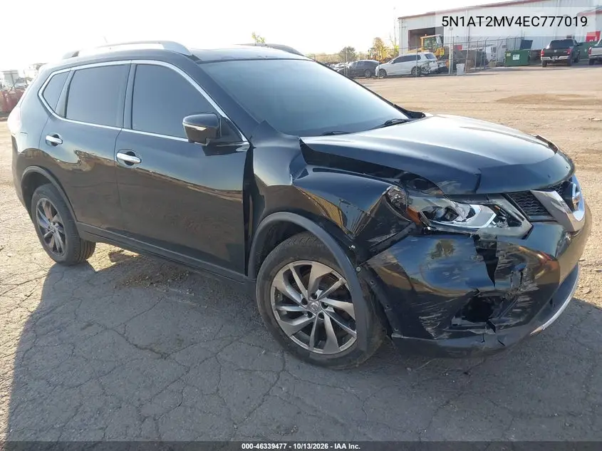 NISSAN ROGUE 2014, VIN 5N1AT2MV4EC777019