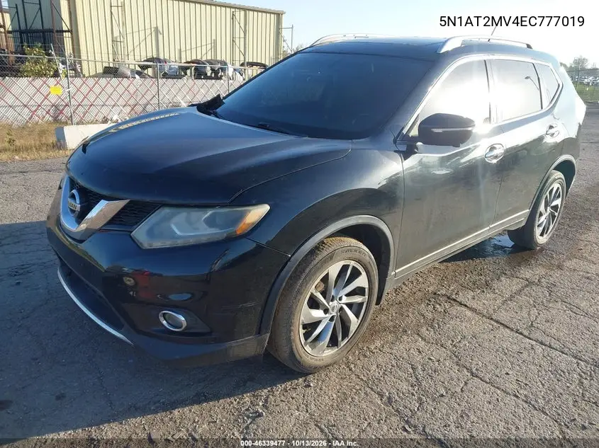 2014 NISSAN ROGUE VIN 5N1AT2MV4EC777019 — фото 2