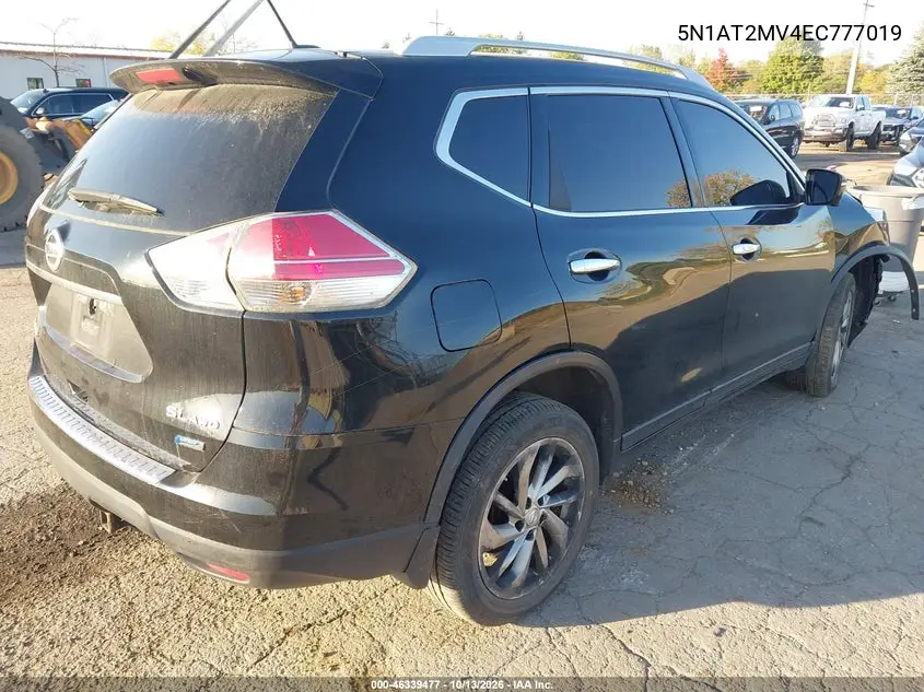 2014 NISSAN ROGUE VIN 5N1AT2MV4EC777019 — фото 4