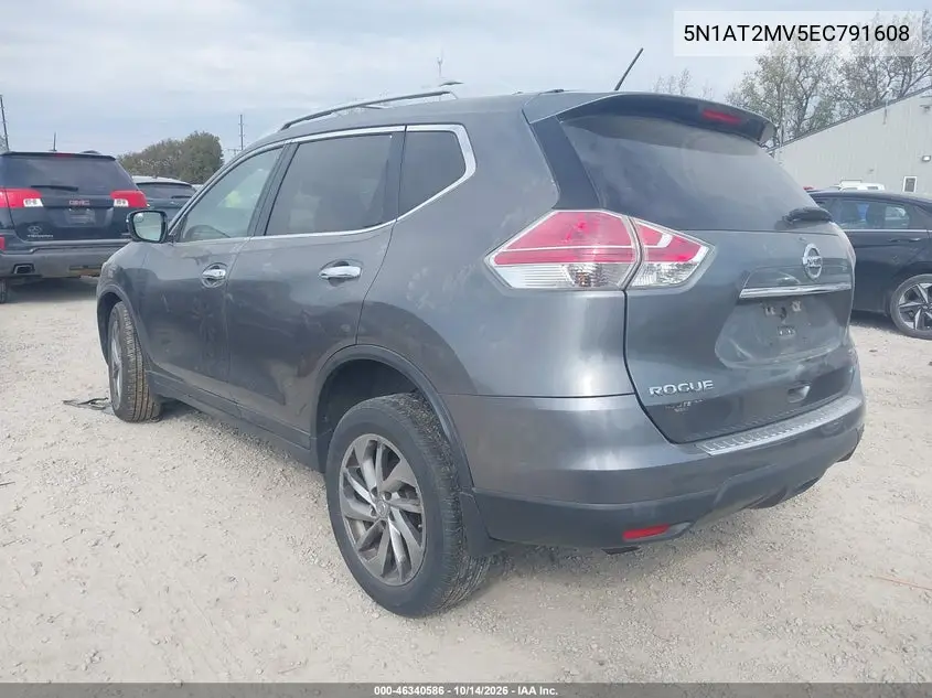 2014 NISSAN ROGUE VIN 5N1AT2MV5EC791608 — фото 3
