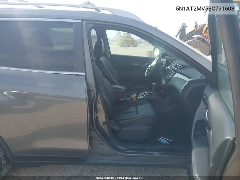 2014 NISSAN ROGUE VIN 5N1AT2MV5EC791608 — фото 5
