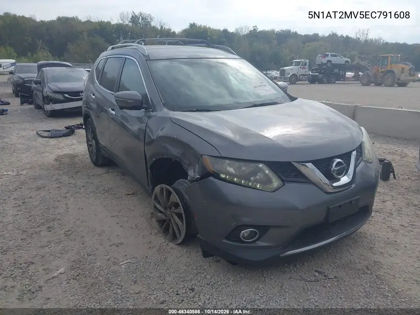 2014 NISSAN ROGUE VIN 5N1AT2MV5EC791608 — фото 6