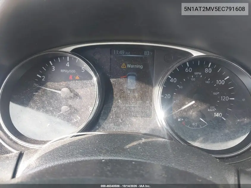 2014 NISSAN ROGUE VIN 5N1AT2MV5EC791608 — фото 7