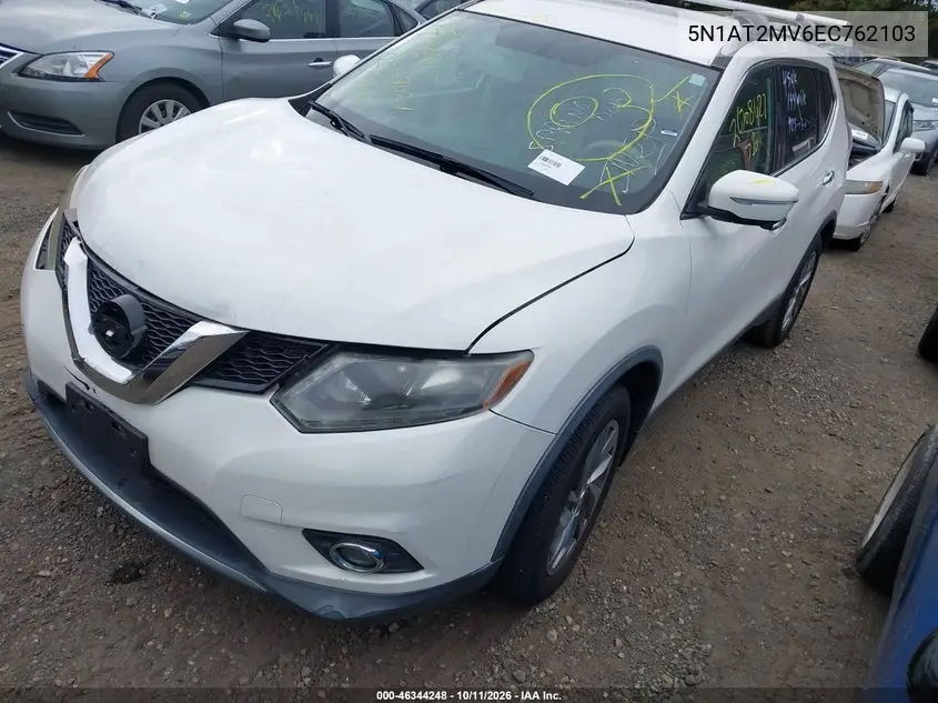 2014 NISSAN ROGUE VIN 5N1AT2MV6EC762103 — фото 2