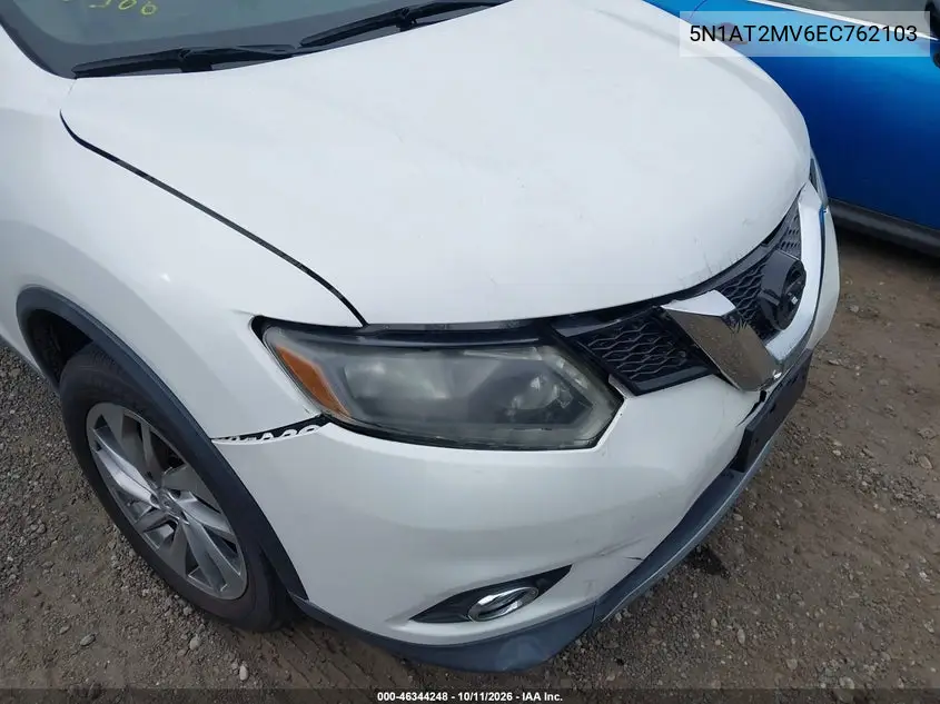 2014 NISSAN ROGUE VIN 5N1AT2MV6EC762103 — фото 6