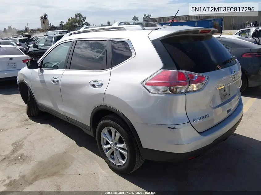 2014 NISSAN ROGUE VIN 5N1AT2MT3EC817296 — фото 3