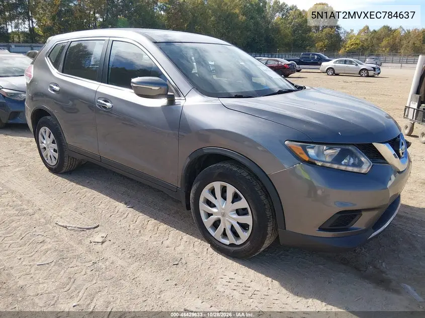 NISSAN ROGUE 2014, VIN 5N1AT2MVXEC784637