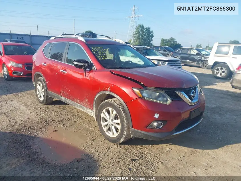 NISSAN ROGUE 2015, VIN 5N1AT2MT2FC866300