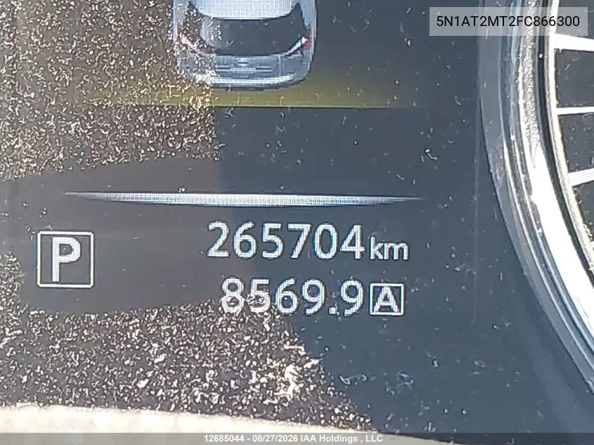 2015 NISSAN ROGUE VIN 5N1AT2MT2FC866300 — фото 15