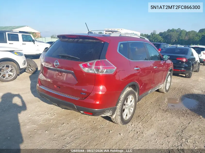 2015 NISSAN ROGUE VIN 5N1AT2MT2FC866300 — фото 4