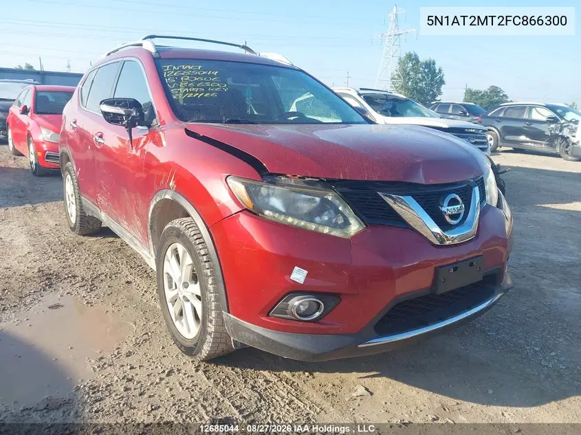 2015 NISSAN ROGUE VIN 5N1AT2MT2FC866300 — фото 6