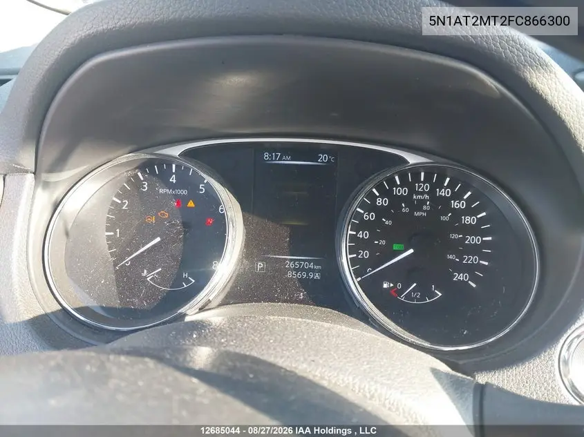2015 NISSAN ROGUE VIN 5N1AT2MT2FC866300 — фото 7