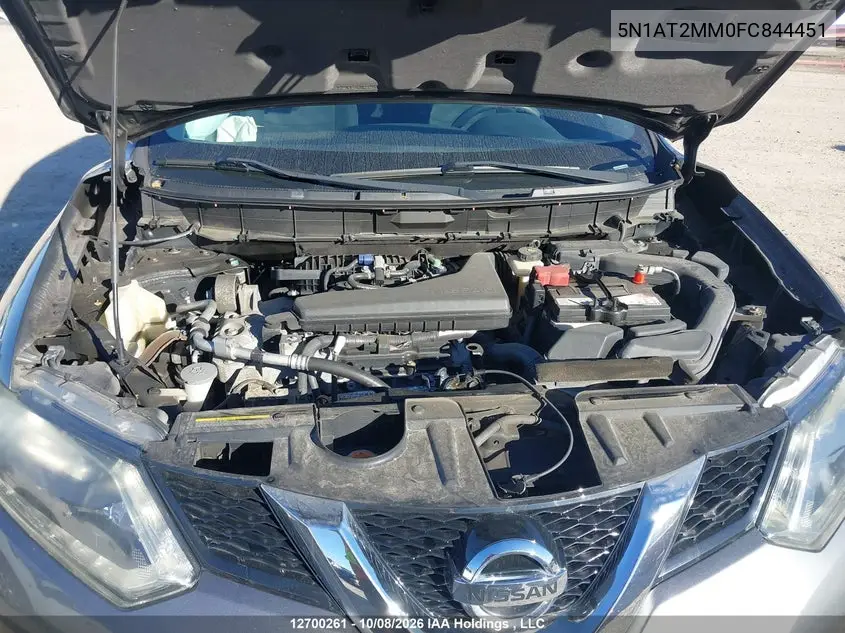2015 NISSAN ROGUE VIN 5N1AT2MM0FC844451 — фото 10