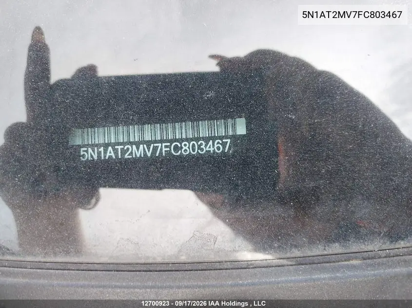 2015 NISSAN ROGUE VIN 5N1AT2MV7FC803467 — фото 17