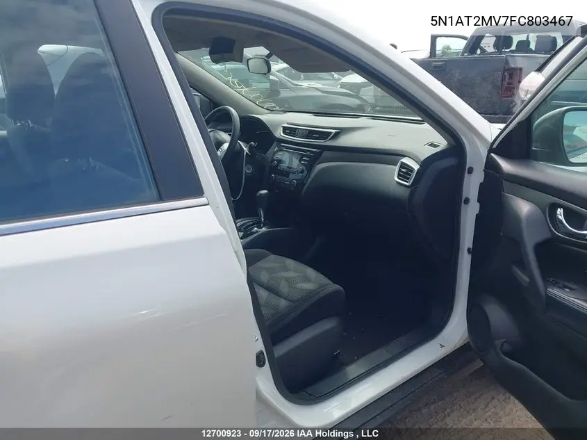 2015 NISSAN ROGUE VIN 5N1AT2MV7FC803467 — фото 5