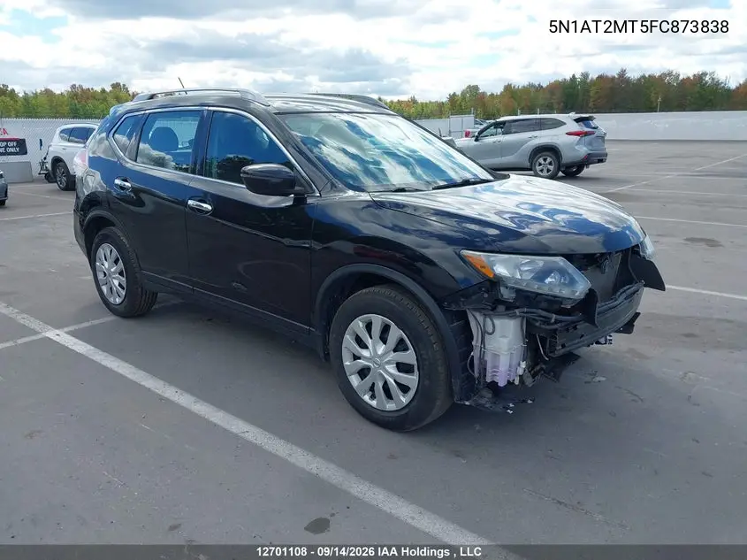 NISSAN ROGUE 2015, VIN 5N1AT2MT5FC873838
