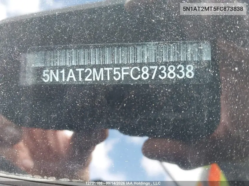 2015 NISSAN ROGUE VIN 5N1AT2MT5FC873838 — фото 20