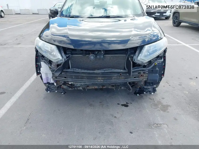 2015 NISSAN ROGUE VIN 5N1AT2MT5FC873838 — фото 6