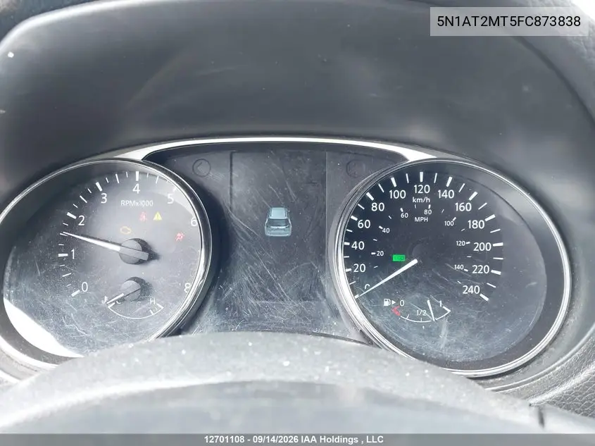 2015 NISSAN ROGUE VIN 5N1AT2MT5FC873838 — фото 7
