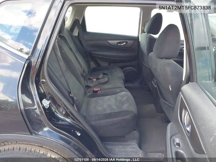 2015 NISSAN ROGUE VIN 5N1AT2MT5FC873838 — фото 8